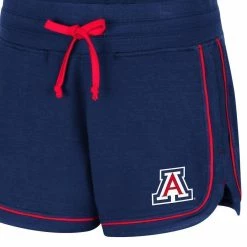 Colosseum Women's Heathered Navy Arizona Wildcats Lil Sebastian Tri-Blend Shorts -Colosseum Shop DSCO1137456462 SXT5 ALT2