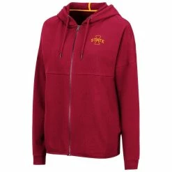 Colosseum Women's Cardinal Iowa State Cyclones 2-Hit Full-Zip Hoodie 6 Colosseum Women's Cardinal Iowa State Cyclones 2-Hit Full-Zip Hoodie -Colosseum Shop DSCO1137485606 4633 ALT2