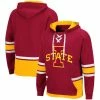 Colosseum Men's Cardinal Iowa State Cyclones Lace Up 3.0 Pullover Hoodie