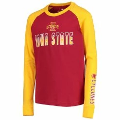 Colosseum Youth Cardinal Iowa State Cyclones Beanie Long Sleeve Raglan T-Shirt 6 Colosseum Youth Cardinal Iowa State Cyclones Beanie Long Sleeve Raglan T-Shirt -Colosseum Shop DSCO1137629741 4633 ALT2