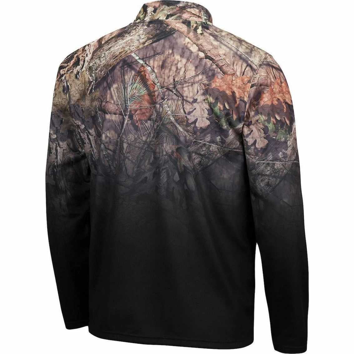 Colosseum Men's Black Arizona Wildcats Mossy Oak Fleet II Quarter-Zip Jacket 4 Colosseum Men's Black Arizona Wildcats Mossy Oak Fleet II Quarter-Zip Jacket - Image 4