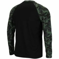 Colosseum Men's Black Iowa State Cyclones OHT Military Appreciation Raglan Camo Long Sleeve T-Shirt -Colosseum Shop DSCO1137749505 1007 ALT3