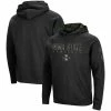 Colosseum Men's Black Iowa State Cyclones OHT Military Appreciation Raglan Pullover Hoodie