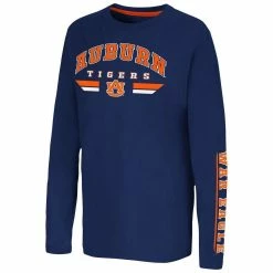Colosseum Youth Navy Auburn Tigers Tornado Reef 2-Hit Long Sleeve T-Shirt -Colosseum Shop DSCO1139602220 1320 ALT2