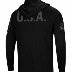 Men's Colosseum Black Auburn Tigers OHT Military Appreciation Hoodie Long Sleeve T-Shirt -Colosseum Shop DSCO1140227574 1007 ALT3