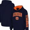 Youth Colosseum Navy Auburn Tigers 2-Hit Team Pullover Hoodie