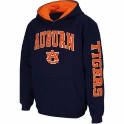 Youth Colosseum Navy Auburn Tigers 2-Hit Team Pullover Hoodie -Colosseum Shop DSCO1140227887 1320 ALT2