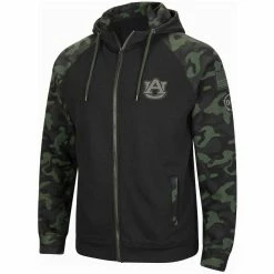 Colosseum Men's Black Auburn Tigers OHT Military Appreciation Camo Raglan Full-Zip Hoodie 6 Colosseum Men's Black Auburn Tigers OHT Military Appreciation Camo Raglan Full-Zip Hoodie -Colosseum Shop DSCO1140228141 1007 ALT2