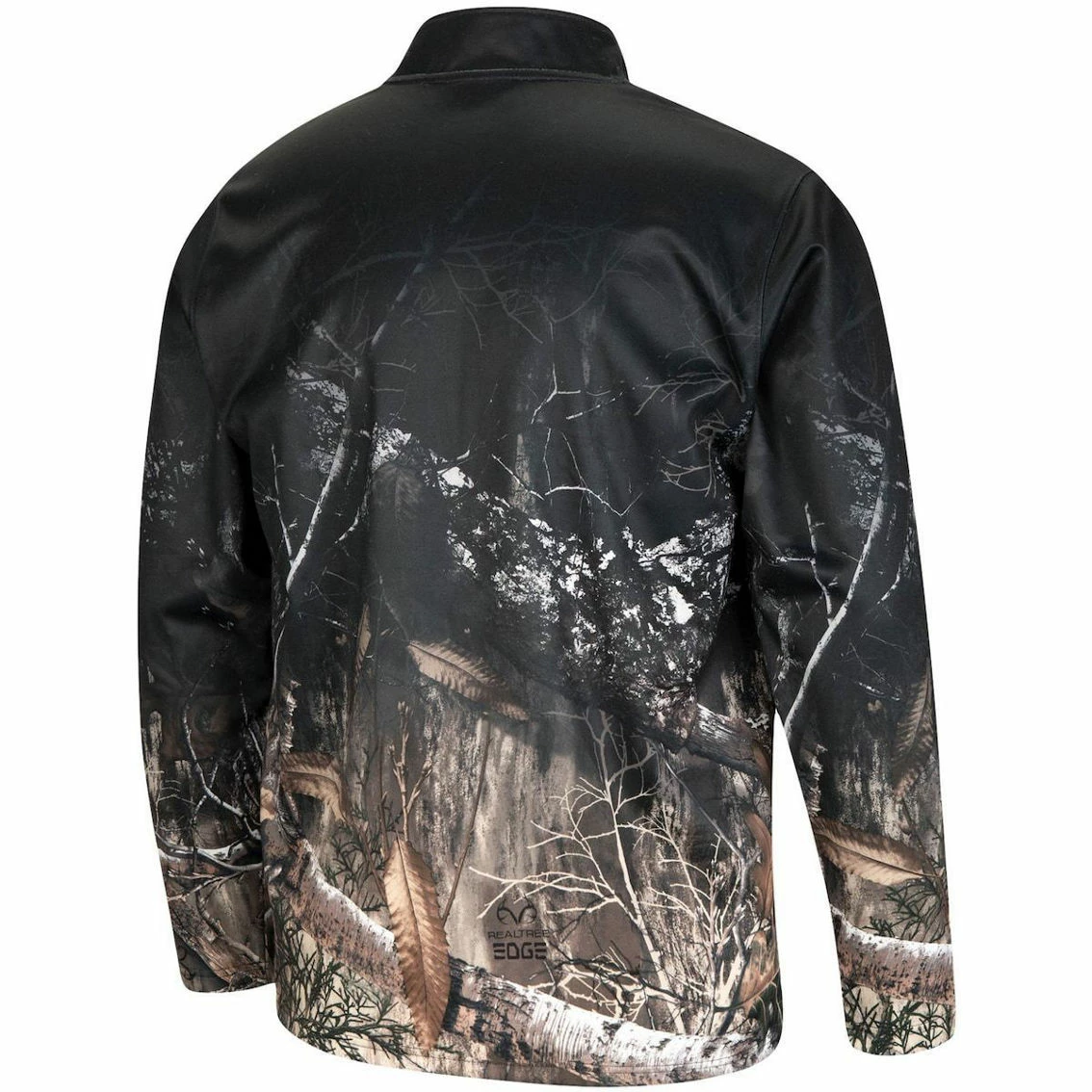 Men's Colosseum Black/Realtree Camo Arkansas Razorbacks Creek Quarter-Zip Jacket 4 Men's Colosseum Black/Realtree Camo Arkansas Razorbacks Creek Quarter-Zip Jacket - Image 4