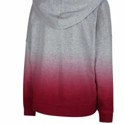 Women's Colosseum Heathered Gray Iowa State Cyclones On Wednesdays Dip-Dye Pullover Hoodie -Colosseum Shop DSCO1140295976 1927 ALT3