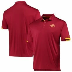 Colosseum Men's Cardinal Iowa State Cyclones Santry Polo