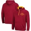 Colosseum Men's Cardinal Iowa State Cyclones Harbor Quarter-Zip Hoodie