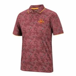 Colosseum Men's Cardinal Iowa State Cyclones Speedman Polo -Colosseum Shop DSCO1140608549 4633 ALT2