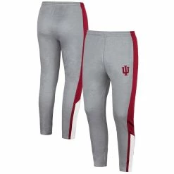 Colosseum Men's Gray Indiana Hoosiers Up Top Pants