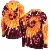 Colosseum Women's Cardinal Iowa State Cyclones Slow Ride Spiral Tie-Dye Oversized Pullover Hoodie