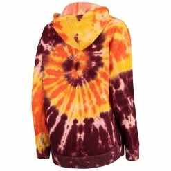 Colosseum Women's Cardinal Iowa State Cyclones Slow Ride Spiral Tie-Dye Oversized Pullover Hoodie -Colosseum Shop DSCO1140883722 4633 ALT3
