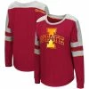 Colosseum Women's Crimson Iowa State Cyclones Trey Dolman Long Sleeve T-Shirt