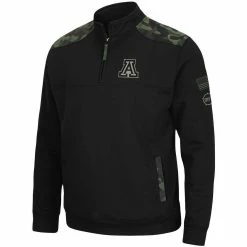 Colosseum Men's Black Arizona Wildcats OHT Military Appreciation Commo Fleece Quarter-Zip Jacket -Colosseum Shop DSCO1140884483 1007 ALT2
