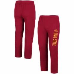 Colosseum Men's Cardinal Iowa State Cyclones Fleece Pants