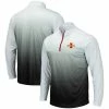 Colosseum Men's Gray Iowa State Cyclones Magic Team Logo Quarter-Zip Jacket