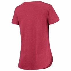 Women's Colosseum Heathered Cardinal Arkansas Razorbacks PoWered By Title IX T-Shirt -Colosseum Shop DSCO1143783720 4633 ALT3