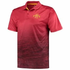 Colosseum Men's Cardinal Iowa State Cyclones Marshall Polo -Colosseum Shop DSCO1144412074 4633 ALT2