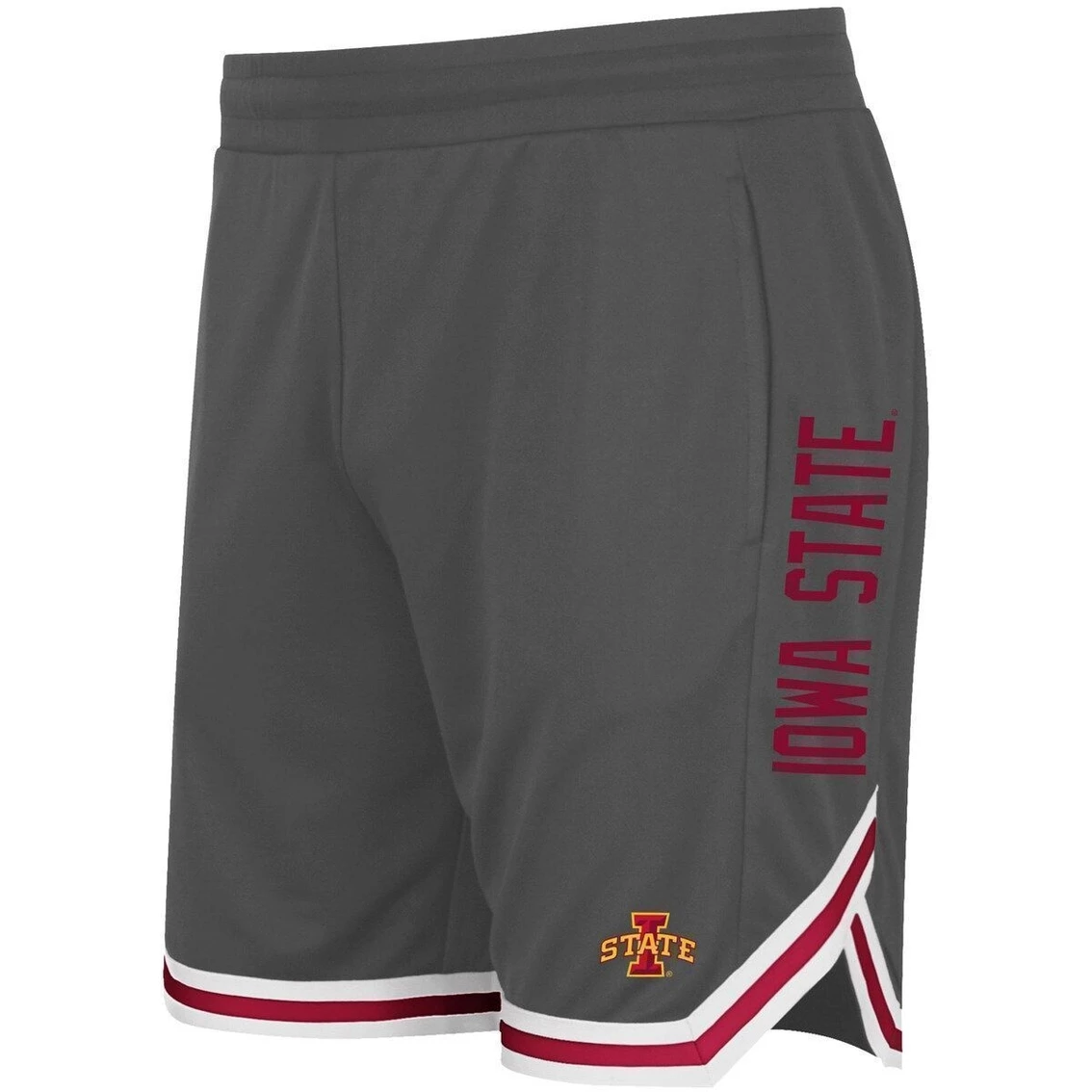 Men's Colosseum Charcoal Iowa State Cyclones Continuity Shorts 3 Men's Colosseum Charcoal Iowa State Cyclones Continuity Shorts - Image 3