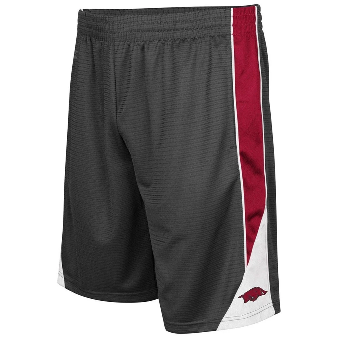 Men's Colosseum Charcoal Arkansas Razorbacks Turnover Shorts 1 Men's Colosseum Charcoal Arkansas Razorbacks Turnover Shorts