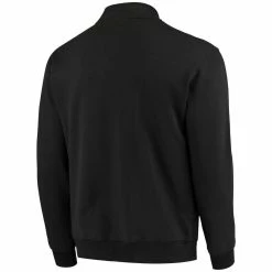Colosseum Men's Black Indiana Hoosiers Tortugas Logo Quarter-Zip Jacket -Colosseum Shop DSCO1145852834 1007 ALT3