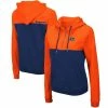 Colosseum Women's Orange/Navy Auburn Tigers Aidan Half-Zip Hoodie