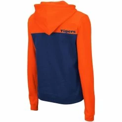 Colosseum Women's Orange/Navy Auburn Tigers Aidan Half-Zip Hoodie -Colosseum Shop DSCO1146146268 2294 ALT3
