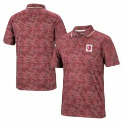 Colosseum Men's Crimson Indiana Hoosiers Speedman Polo