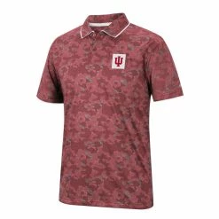 Colosseum Men's Crimson Indiana Hoosiers Speedman Polo -Colosseum Shop DSCO1146287641 2840 ALT2