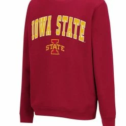 Colosseum Youth Cardinal Iowa State Cyclones Campus Pullover Sweatshirt -Colosseum Shop DSCO1146287952 4633 ALT2