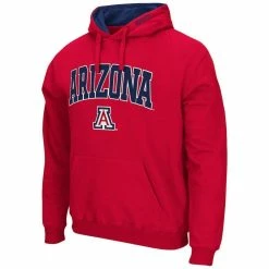 Colosseum Men's Red Arizona Wildcats Arch & Logo 3.0 Pullover Hoodie -Colosseum Shop DSCO1146288421 2910 ALT2