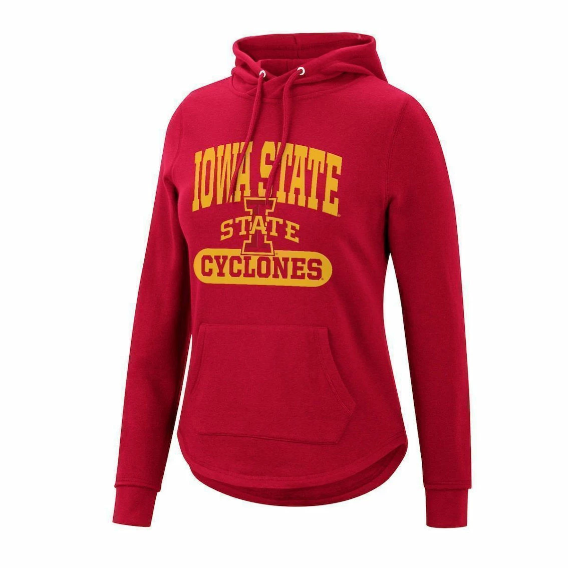 Colosseum Women's Cardinal Iowa State Cyclones Core Crossover Pullover Hoodie 3 Colosseum Women's Cardinal Iowa State Cyclones Core Crossover Pullover Hoodie - Image 3
