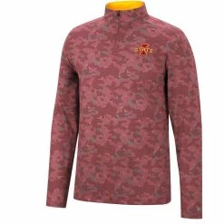 Colosseum Men's Cardinal Iowa State Cyclones Tivo Quarter-Zip Jacket -Colosseum Shop DSCO1146462187 4633 ALT2