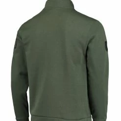 Colosseum Men's Olive Iowa State Cyclones OHT Military Appreciation Digital Camo Quarter-Snap Jacket -Colosseum Shop DSCO1146462380 2068 ALT3