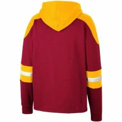 Colosseum Men's Cardinal Iowa State Cyclones Lace-Up 4.0 Pullover Hoodie -Colosseum Shop DSCO1146830845 4633 ALT3