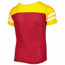 Colosseum Girls Youth Cardinal Iowa State Cyclones Practically Perfect Striped T-Shirt -Colosseum Shop DSCO1146831151 4633 ALT3