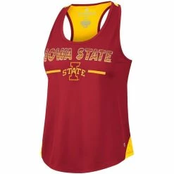 Colosseum Women's Cardinal Iowa State Cyclones Sachs 2-Hit Scoop Neck Racerback Tank Top -Colosseum Shop DSCO1146832591 4633 ALT2