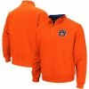 Colosseum Men's Orange Auburn Tigers Tortugas Logo Quarter-Zip Pullover Jacket