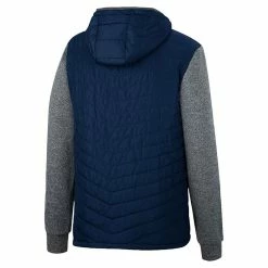 Colosseum Men's Navy/Charcoal Auburn Tigers Course Herringbone Full-Zip Hoodie -Colosseum Shop DSCO1147246438 1320 ALT3