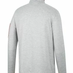 Colosseum Men's Heathered Gray/Cardinal Iowa State Cyclones Country Club Windshirt Quarter-Zip Jacket -Colosseum Shop DSCO1147306796 1927 ALT3