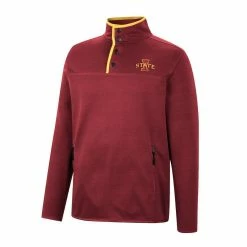Colosseum Men's Cardinal Iowa State Cyclones Rebound Quarter-Snap Jacket 6 Colosseum Men's Cardinal Iowa State Cyclones Rebound Quarter-Snap Jacket -Colosseum Shop DSCO1148301089 4633 ALT2