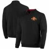 Colosseum Men's Black Iowa State Cyclones Tortugas Logo Quarter-Zip Jacket