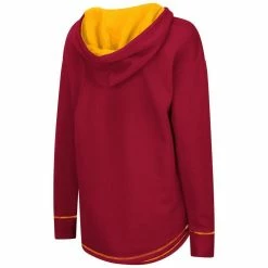 Colosseum Women's Cardinal Iowa State Cyclones Tunic Pullover Hoodie -Colosseum Shop DSCO1148305316 4633 ALT3