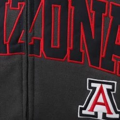 Colosseum Youth Charcoal Arizona Wildcats Applique Arch & Logo Full-Zip Hoodie -Colosseum Shop DSCO1148306680 1904 ALT2
