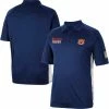 Men's Colosseum Navy Auburn Tigers OHT Military Appreciation Snow Camo Raglan Polo