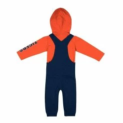Colosseum Newborn & Infant Heathered Navy/Heathered Orange Auburn Tigers Chim-Chim Long Sleeve Hoodie T-Shirt & Overall Set -Colosseum Shop DSCO1148307306 ANGEBL ALT3